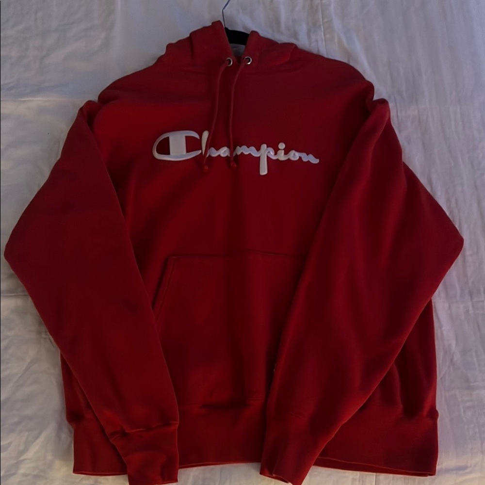 Champion Red Hoodie